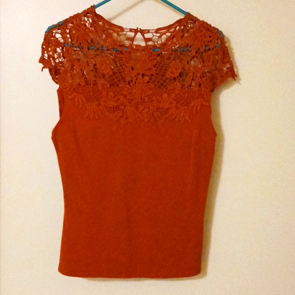 Women's Crochet shirt with Open Shoulder
